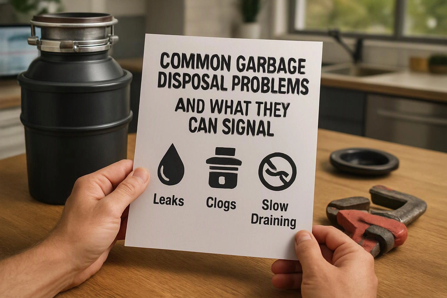 Common Garbage Disposal Problems and What They Can Signal