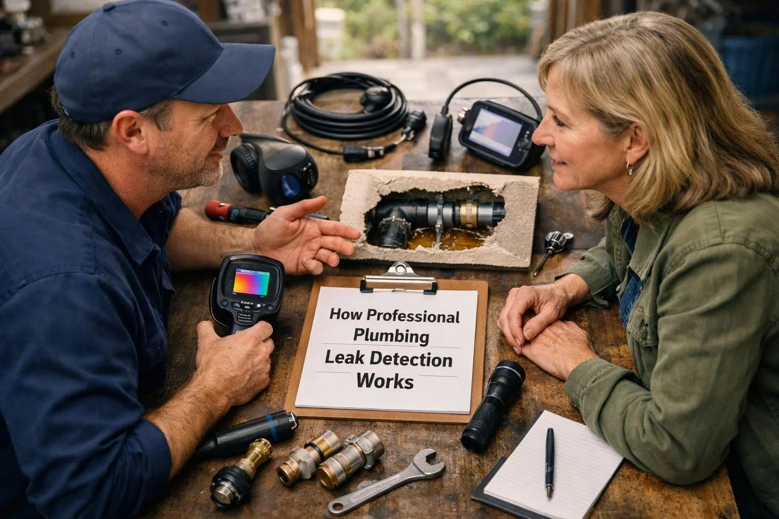 How Professional Plumbing Leak Detection Works