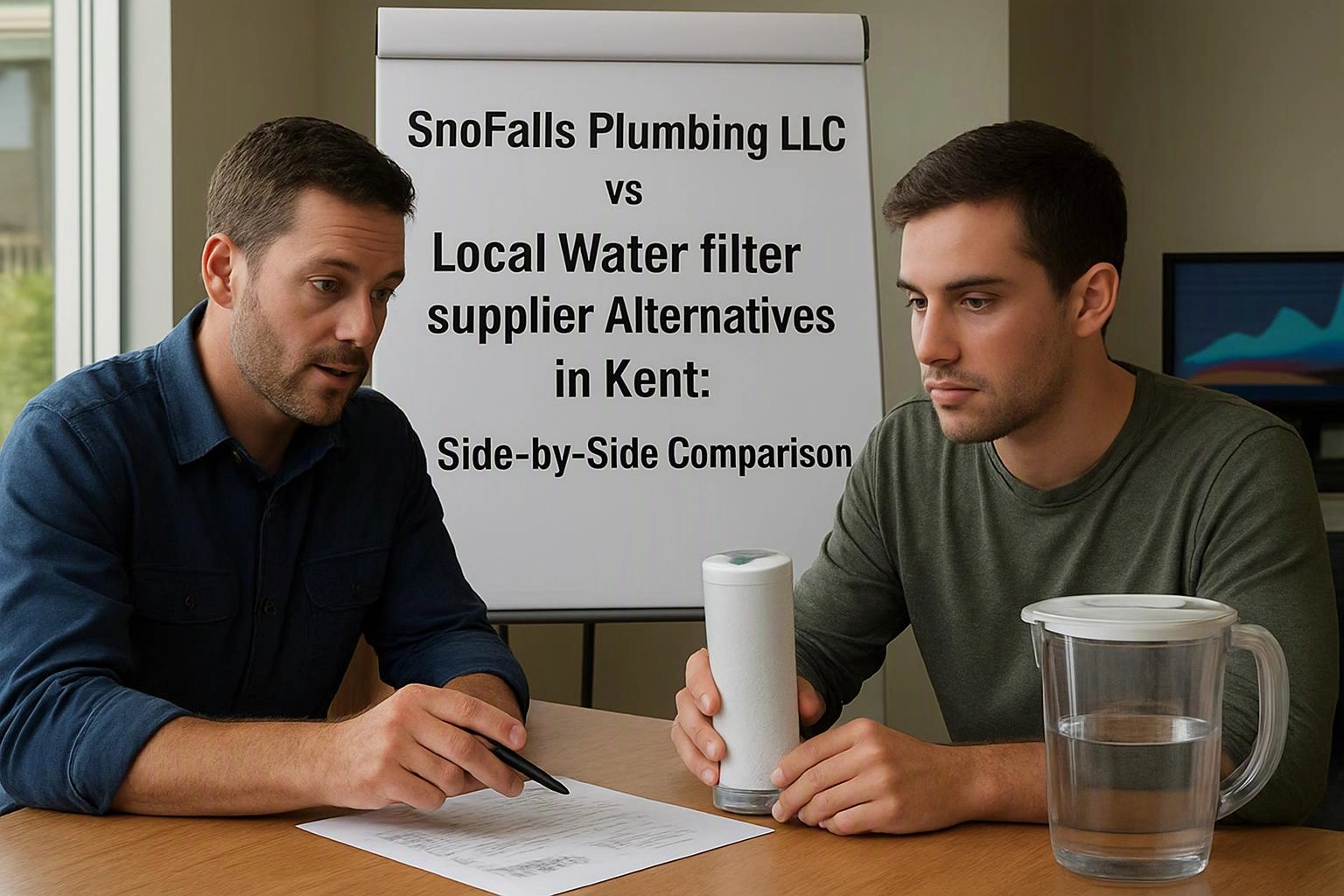 SnoFalls Plumbing LLC vs Local Water filter supplier Alternatives in Kent: Side-by-Side Comparison
