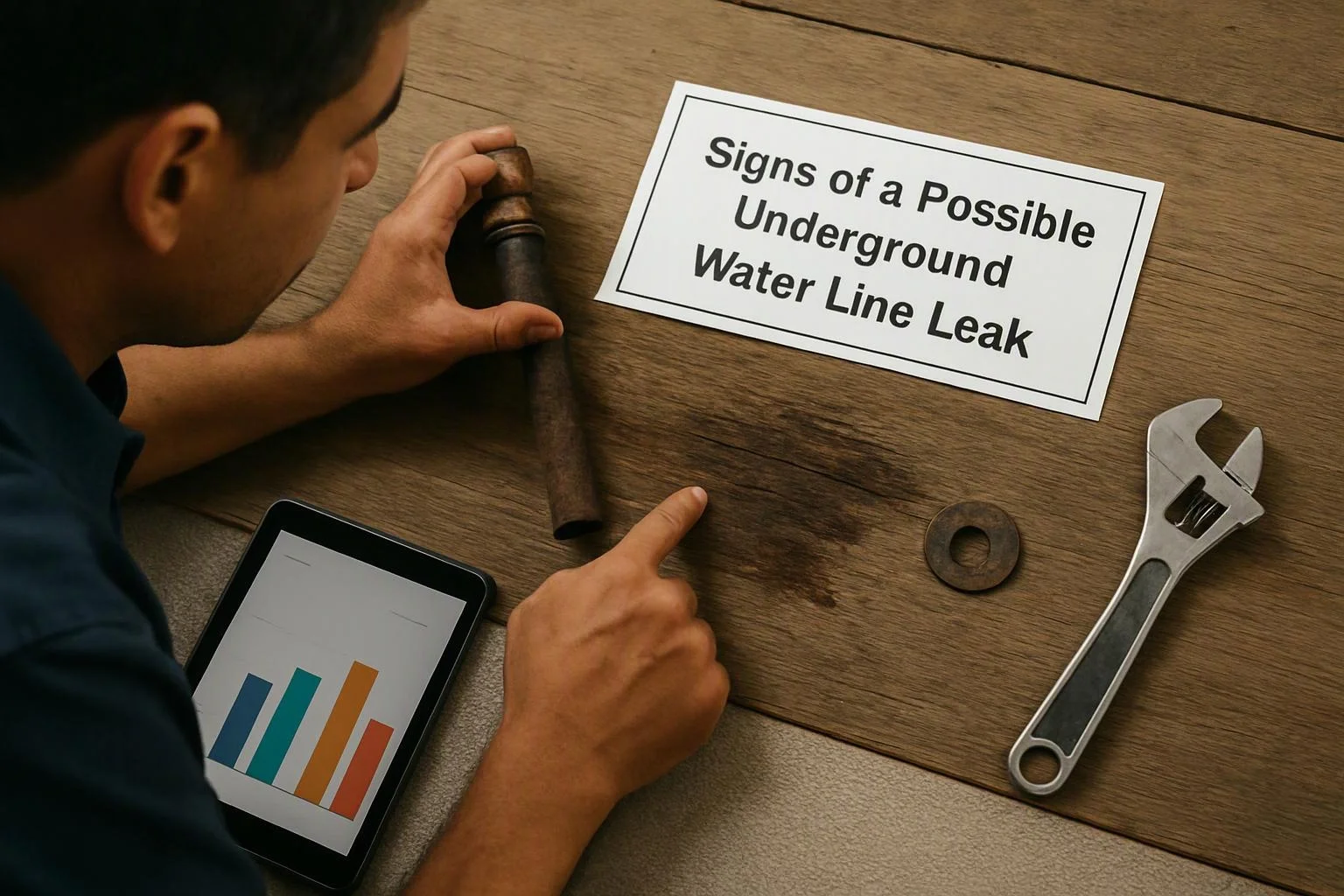 Signs of a Possible Underground Water Line Leak